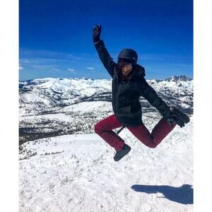 ❄️Burton Women's Medium Society Ski Snowboard Pants Red, Insulated, Waterproof